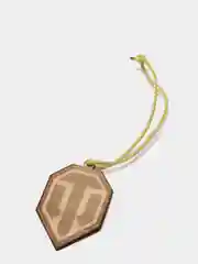 Подвеска на зеркало автомобиля из дерева World of tanks