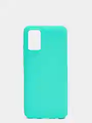Бирюзовый чехол Samsung Galaxy A02s силиконовый