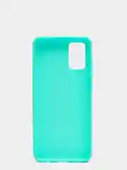 Бирюзовый чехол Samsung Galaxy A02s силиконовый