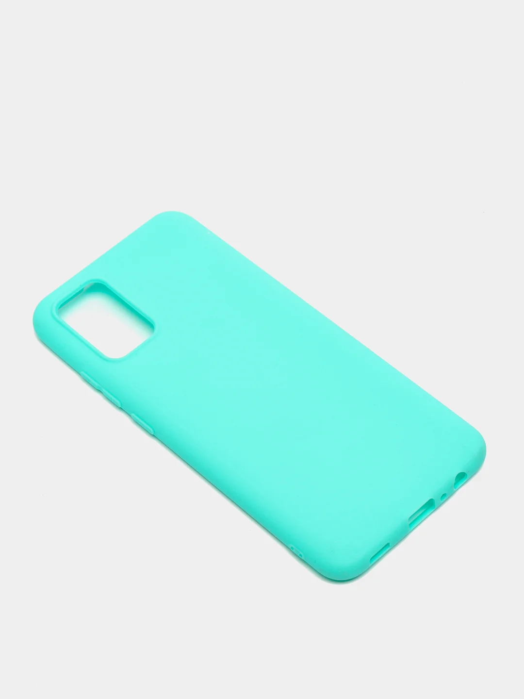 Бирюзовый чехол Samsung Galaxy A02s силиконовый