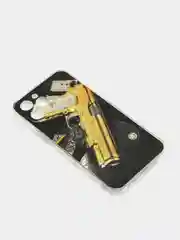 Золотой чехол iPhone 12 / 12 Pro, 12 Pro Max, 12 Mini чехол силиконовый с рисунком
