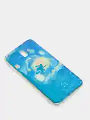 Бирюзовый чехол Samsung Galaxy J6+ / J6 Plus, Галакси Джи6+ / Джи6 Плюс, силиконовый с рисунком