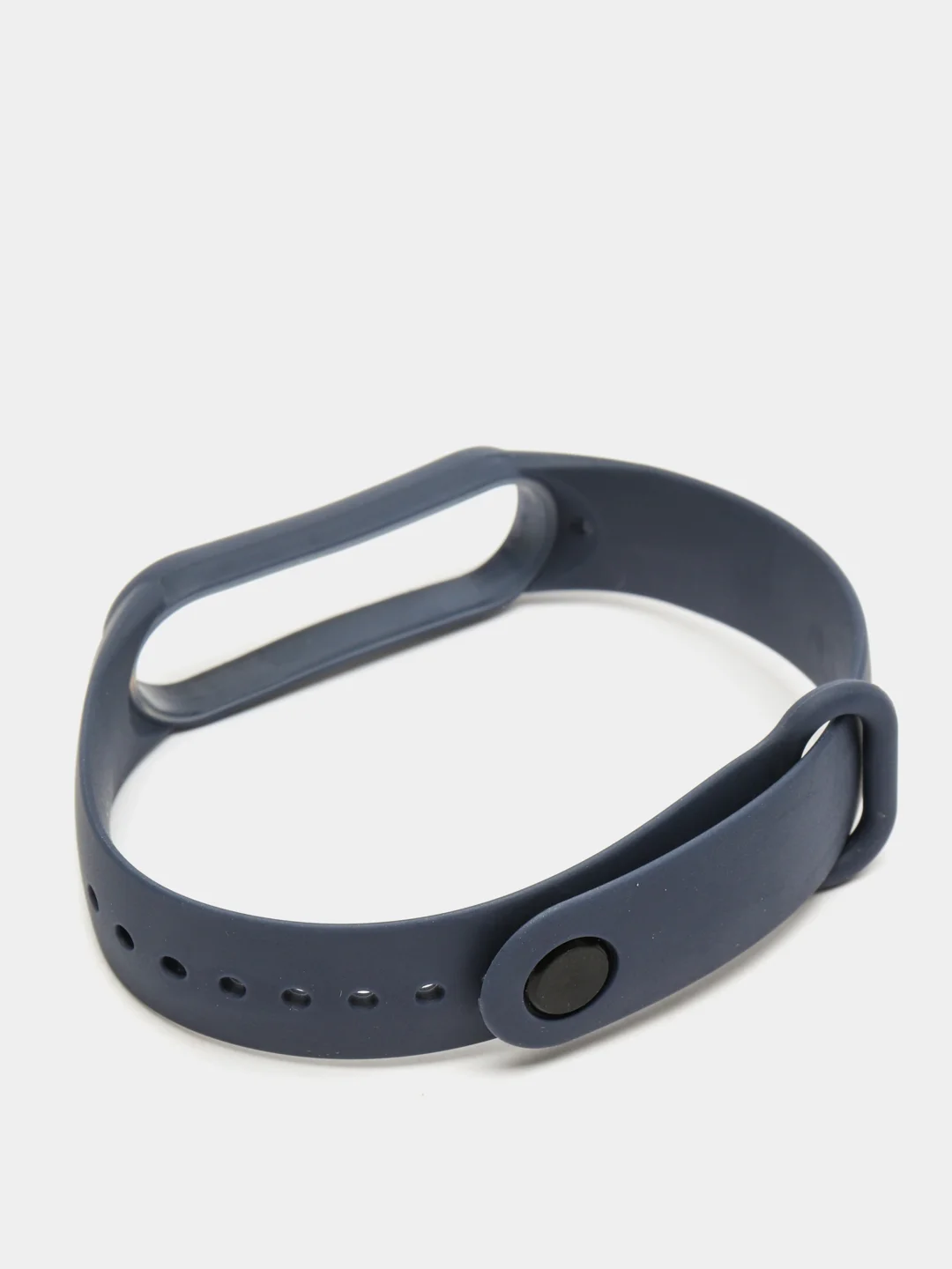 Темно-синий силиконовый ремешок для Xiaomi Mi Band 5 / Mi Band 6, Сяоми Ми Банд 5 / Ми Банд 6