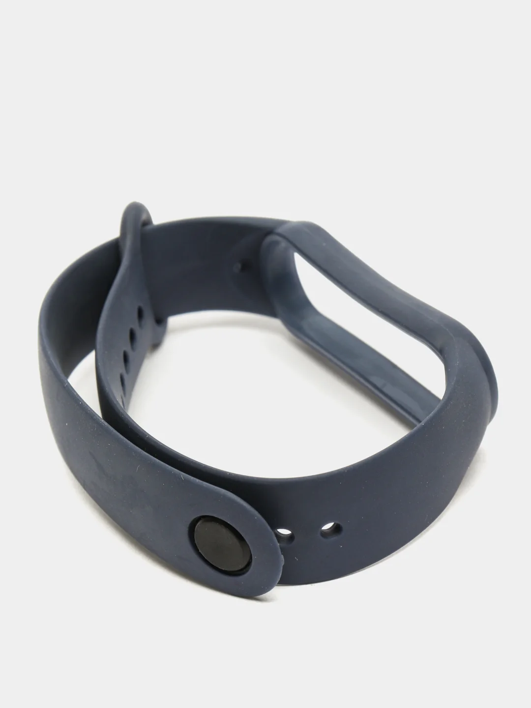 Темно-синий силиконовый ремешок для Xiaomi Mi Band 5 / Mi Band 6, Сяоми Ми Банд 5 / Ми Банд 6