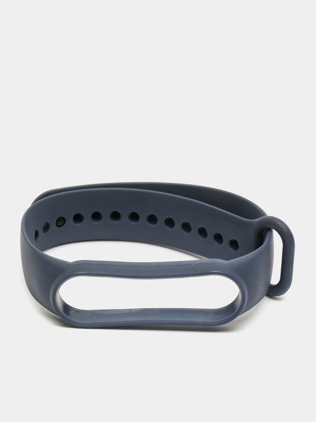 Темно-синий силиконовый ремешок для Xiaomi Mi Band 5 / Mi Band 6, Сяоми Ми Банд 5 / Ми Банд 6