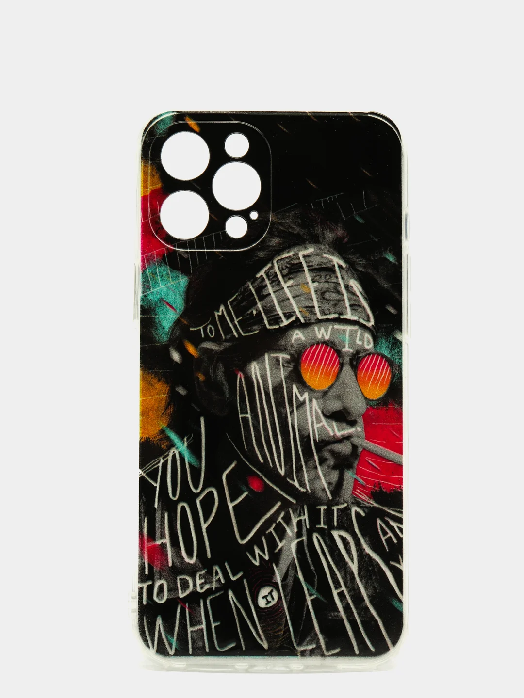 Угольный чехол iPhone 12 / 12 Pro, 12 Pro Max, 12 Mini чехол силиконовый с рисунком