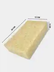 Бежевый губка для тела, душа, мягкая "Морская губка"