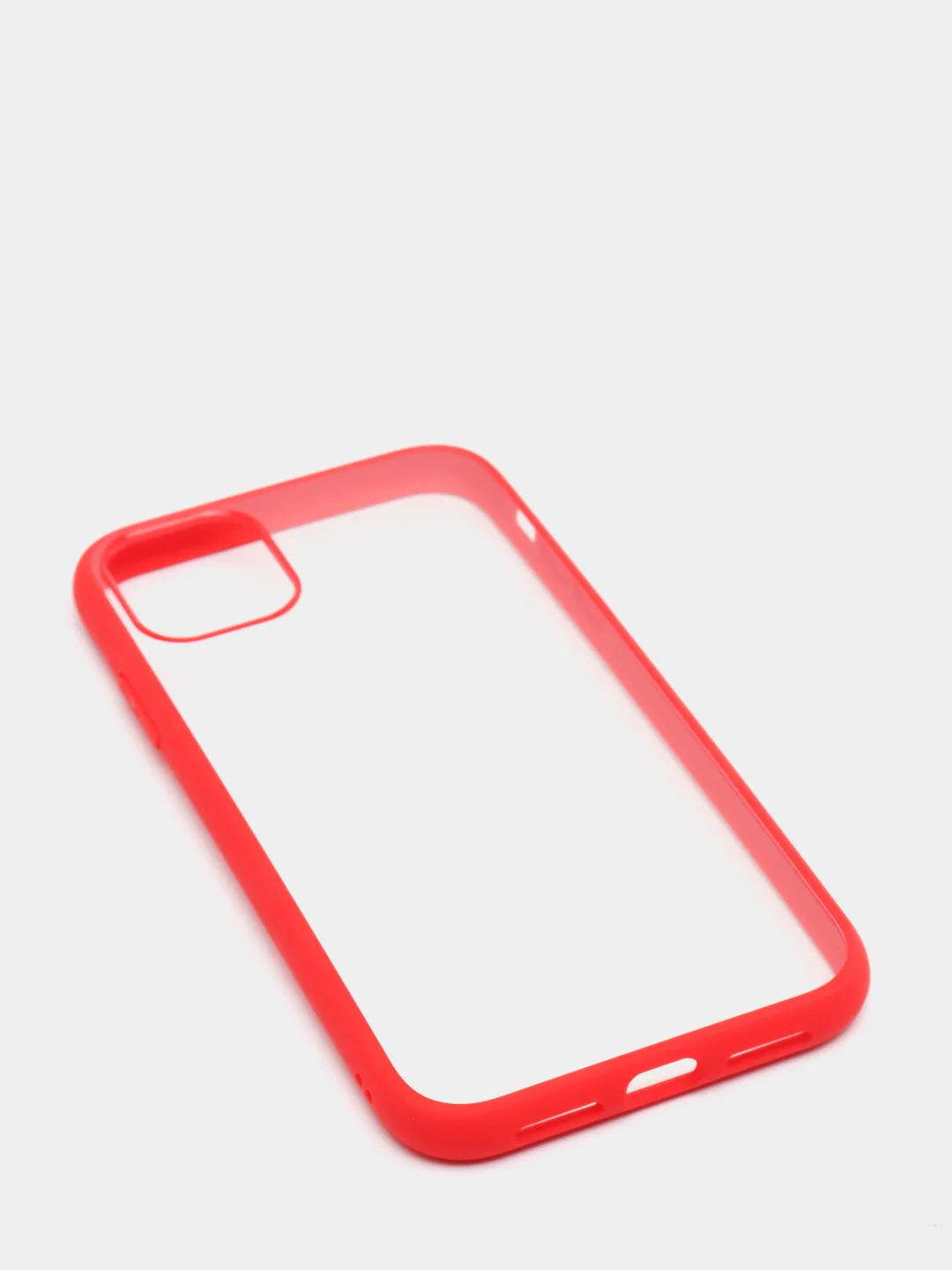 Красный противоударный, прозрачный чехол на iPhone 11 / 11 Pro / 11 Pro Max