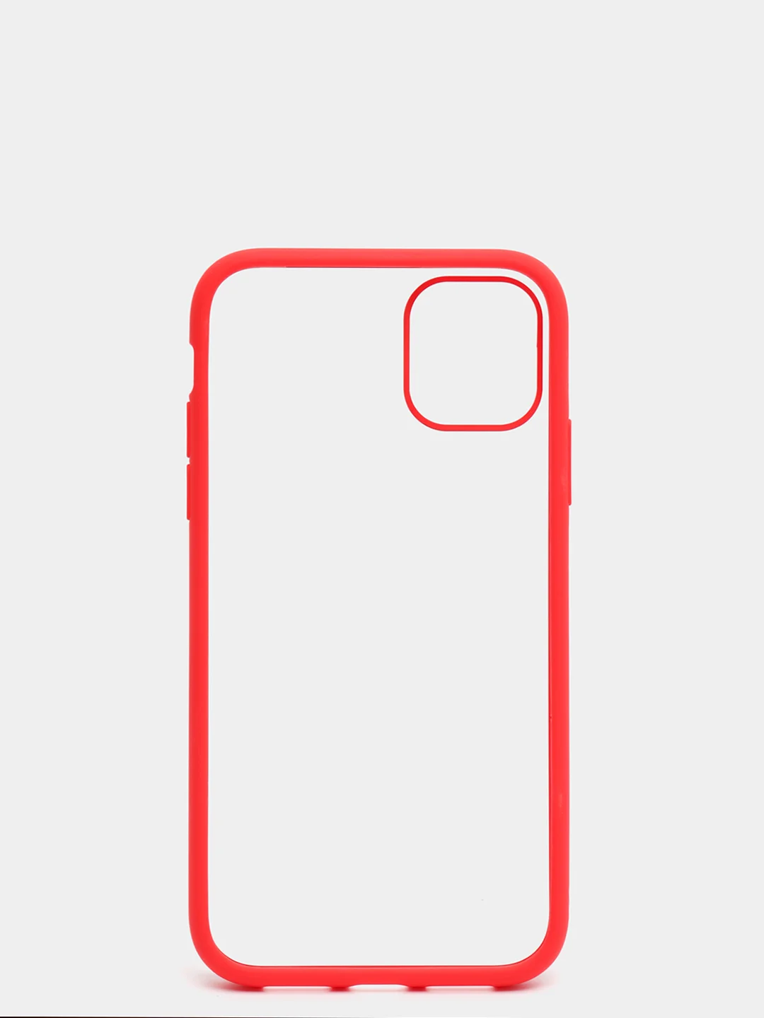 Красный противоударный, прозрачный чехол на iPhone 11 / 11 Pro / 11 Pro Max