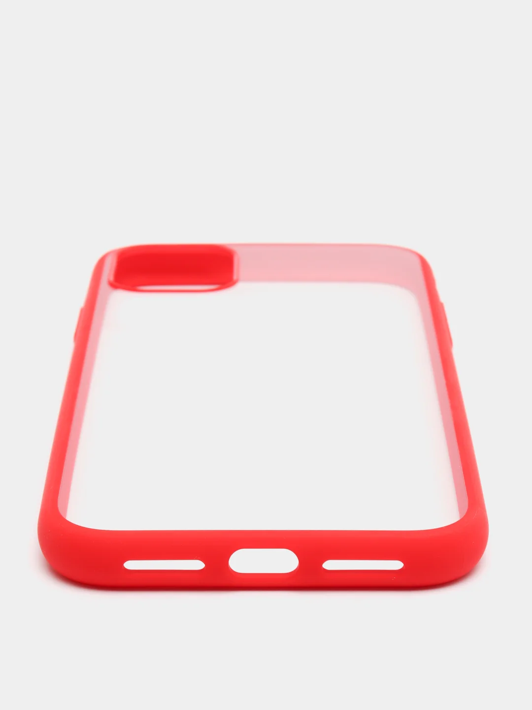 Красный противоударный, прозрачный чехол на iPhone 11 / 11 Pro / 11 Pro Max
