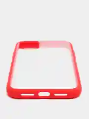 Красный противоударный, прозрачный чехол на iPhone 11 / 11 Pro / 11 Pro Max
