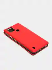 Красный чехол-книжка для Realme C21 2021