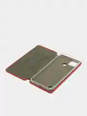 Красный чехол-книжка для Realme C21 2021