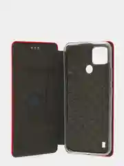 Красный чехол-книжка для Realme C21 2021