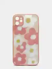 Розовый чехол iPhone 11 с принтом