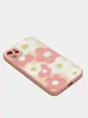 Розовый чехол iPhone 11 с принтом
