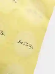 Наклейки "Just for you" прозрачные, с кружевным рисунком