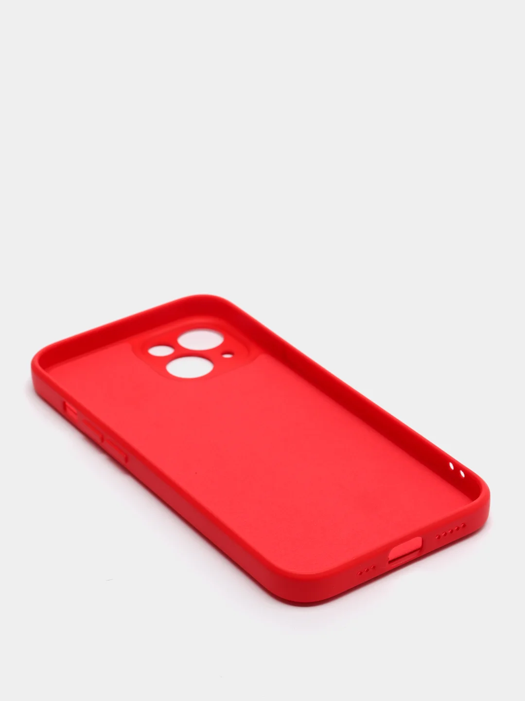 Красный чехол с защитой камеры и мягкой подкладкой для iPhone 13 / 13 Pro / 12 Pro, 12 Pro Max, 11