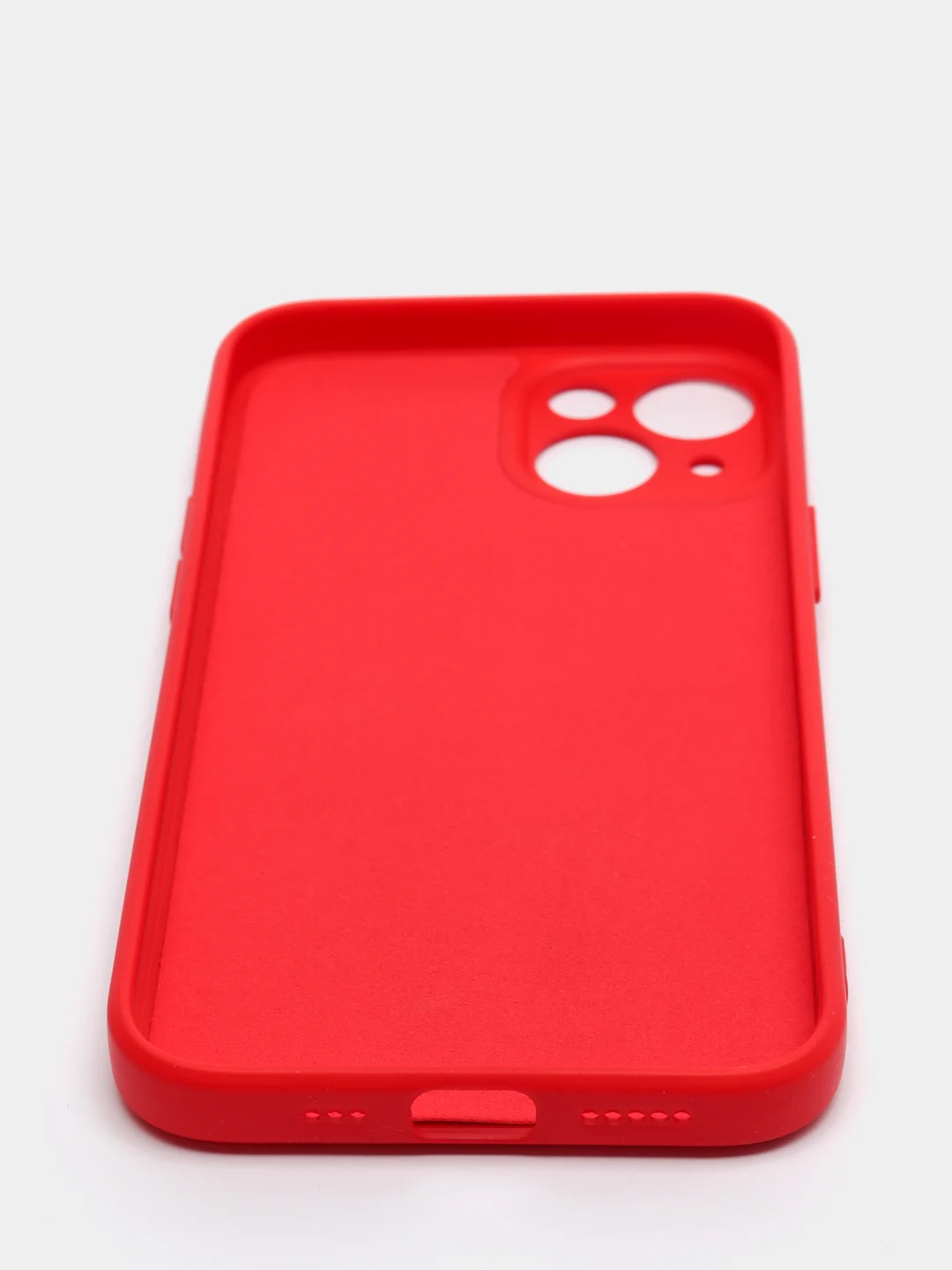 Красный чехол с защитой камеры и мягкой подкладкой для iPhone 13 / 13 Pro / 12 Pro, 12 Pro Max, 11