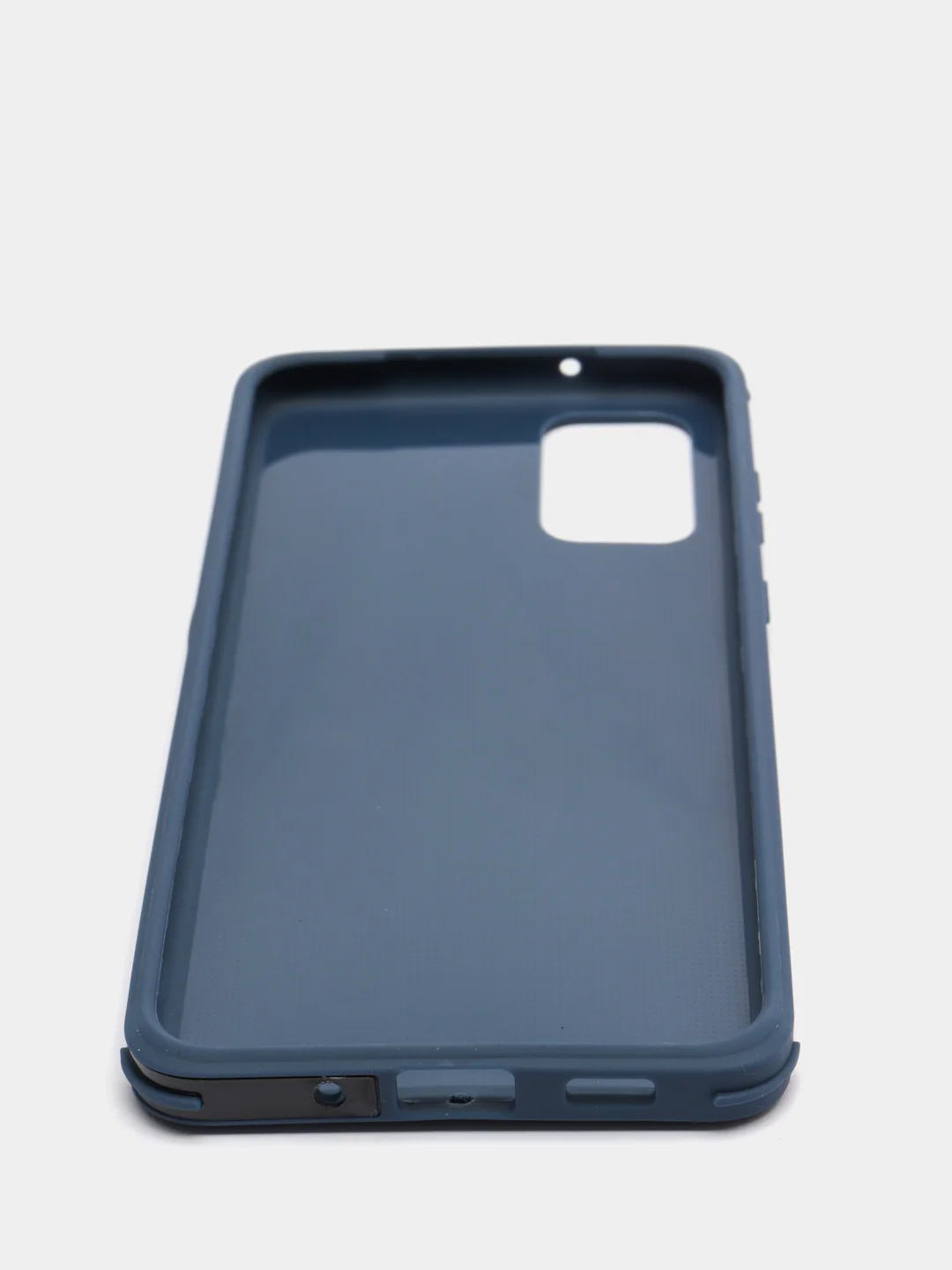 Синий чехол Samsung S20+, силиконовый