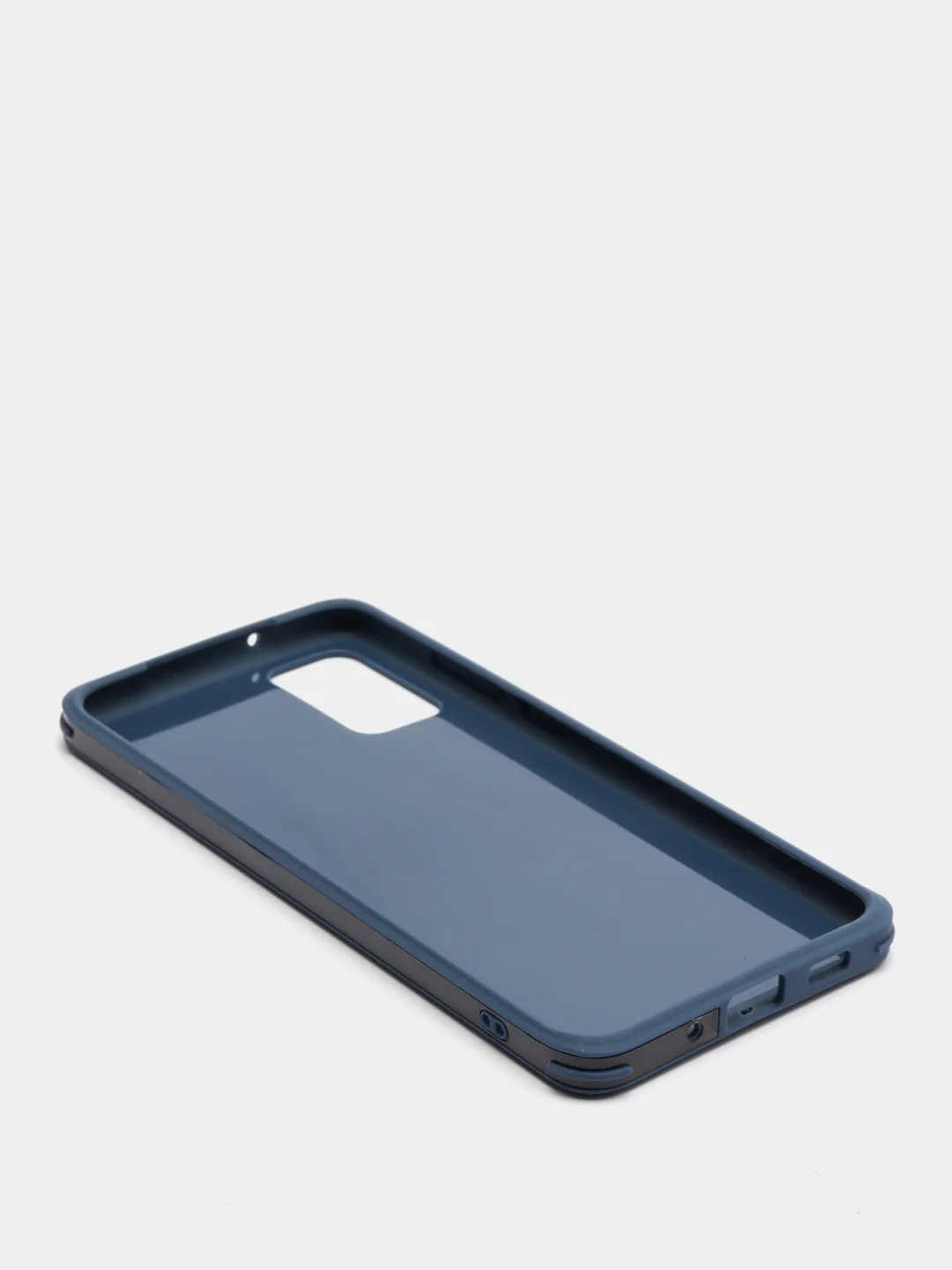 Синий чехол Samsung S20+, силиконовый