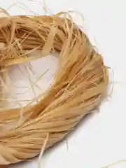 Бежевый мочалка лыковая KIBER KIBET