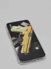 Золотой чехол Apple iPhone X / Xs чехол силиконовый с рисунком