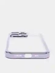 Фиолетовый чехол для iPhone 13 Pro Max mini силиконовый прозрачный айфон про макс мини