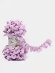 Сиреневый пряжа Alize Puffy, петельки большие, микрополиэстер, 100 г, 9 м