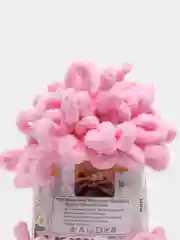 Розовый пряжа Alize Puffy, петельки большие, микрополиэстер, 100 г, 9 м