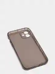Серый чехол на iPhone 13, 12, 11, 7, 8, SE 2020, Plus, X, XS, XR, Max, Pro, mini, прозрачный