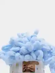 Светло-синий пряжа Alize Puffy, петельки большие, микрополиэстер, 100 г, 9 м