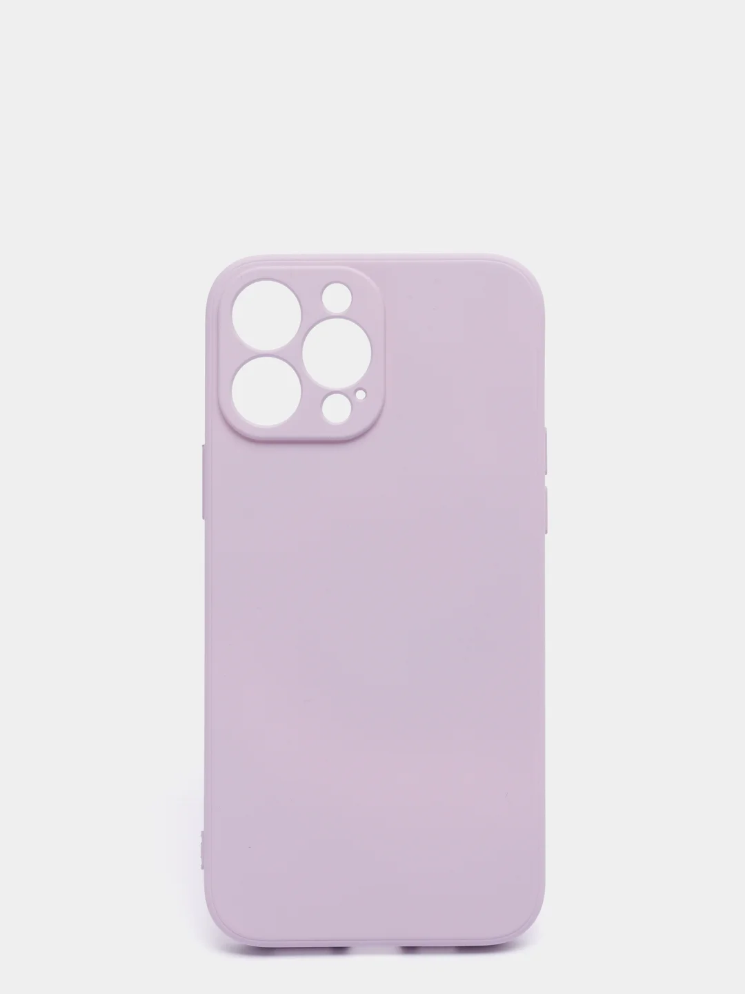 Лавандовый чехол iPhone 13 Pro Max, силиконовый на айфон про макс