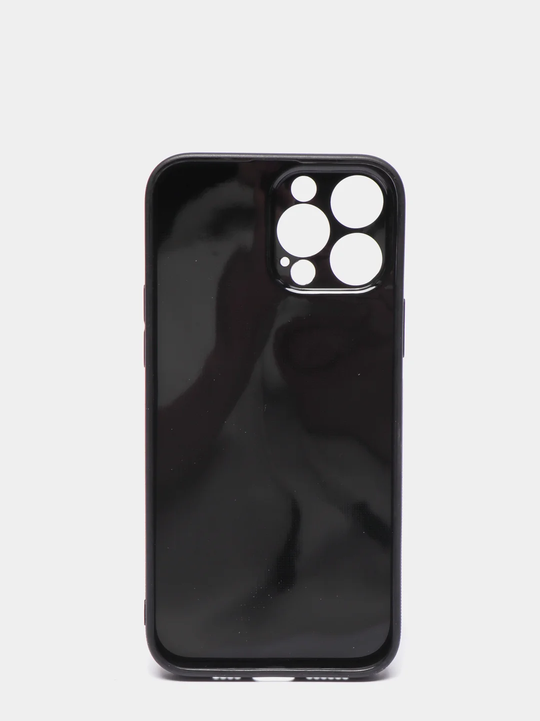 Чехол для iPhone 13 / 13PRO / 13PROMAX с защитой камеры, карбон , черный