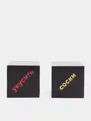 Черный игровые кубики, набор для взрослых