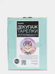 Набор для для творчества в технике декупажа. Декупаж тарелки Весеннее настроение. Josephin