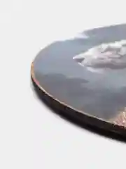 Белый подставка под горячее