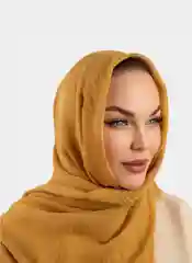 Шарф Жатка женский, хлопковый, однотонный