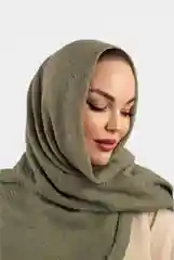 Шарф Жатка женский, хлопковый, однотонный