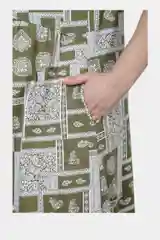 Платье женское из хлопка, большие размеры