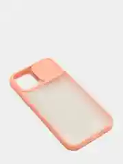 Розовый чехол с защитой камеры для iPhone 11. 11 PRO MAX. 12/12 PRO. 12 PRO MAX    (Матовый Чехол)