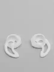 Белый чехол для наушников/Силиконовый держатель наушников/Airpods 1,2, TWS i9S, i10, i14/Haylou
