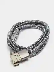 Серый кабель для зарядки X-cable, магнитный, 2.1 А, 360 + магнитный коннектор-разъем