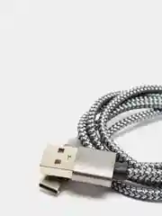 Серый кабель для зарядки X-cable, магнитный, 2.1 А, 360 + магнитный коннектор-разъем