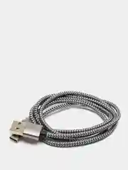 Серый кабель для зарядки X-cable, магнитный, 2.1 А, 360 + магнитный коннектор-разъем