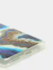 Золотой чехол HUAWEI Honor 10X Lite, Хуавей Хонор 10Х Лайт, силиконовый, с мраморным рисунком