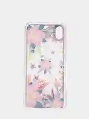 Розовый чехол Xiaomi Redmi 7A, Сяоми Редми 7А, прозрачный с рисунком