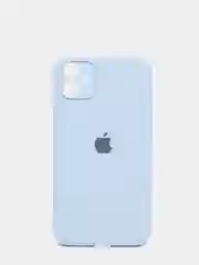 Ледяной чехол Silicone Case для iPhone 13 /11/12/12 ProMax с защитой камеры с бархатной подкладкой