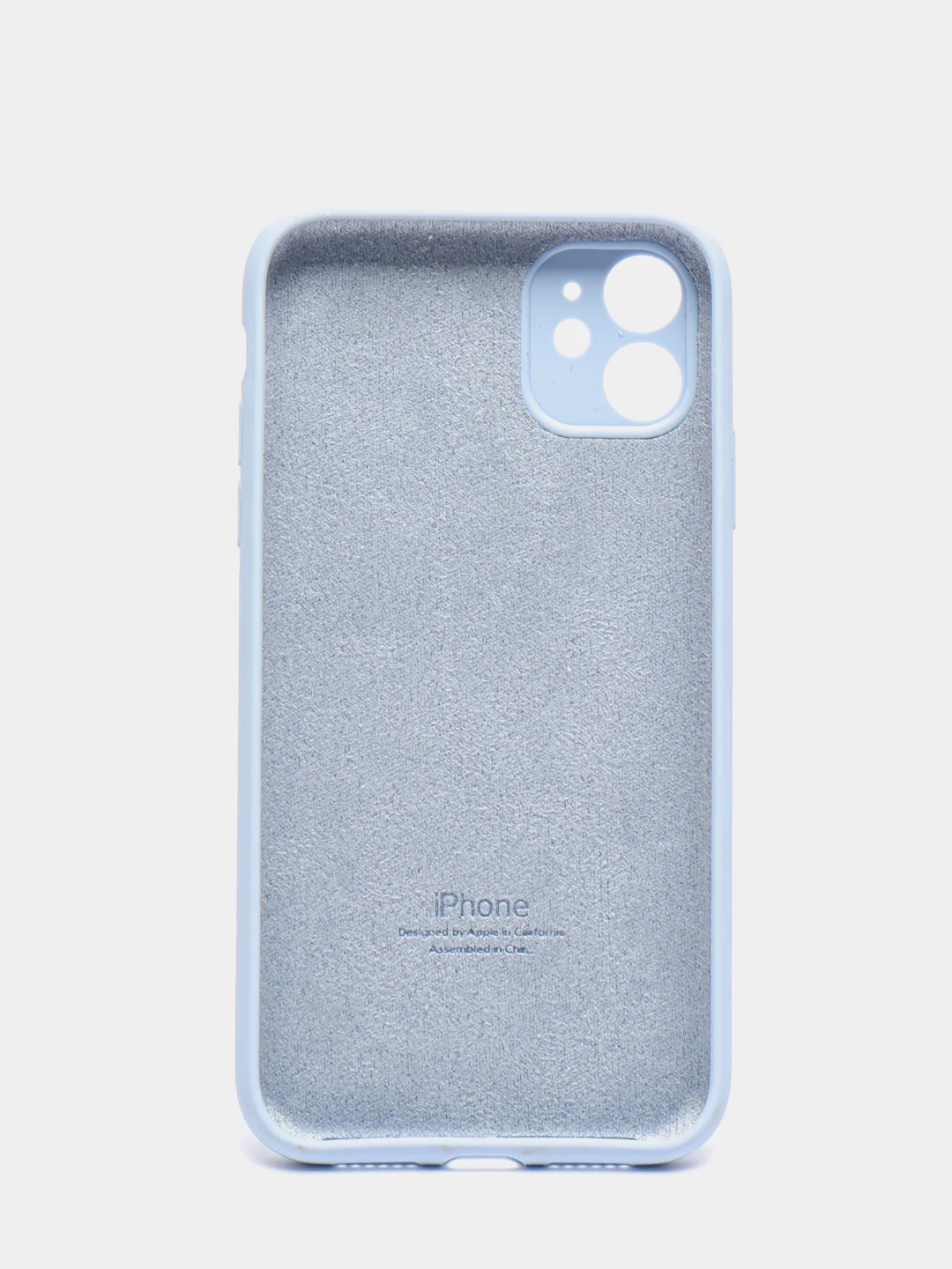 Ледяной чехол Silicone Case для iPhone 13 /11/12/12 ProMax с защитой камеры с бархатной подкладкой
