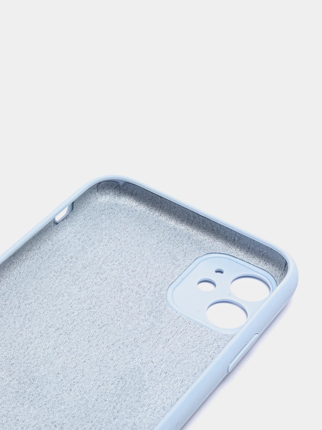 Ледяной чехол Silicone Case для iPhone 13 /11/12/12 ProMax с защитой камеры с бархатной подкладкой